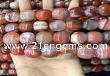 CAA4571 15.5 inches 13*16mm - 15*20mm rice south red agate beads