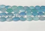 CAA4665 15.5 inches 13*18mm oval banded agate beads wholesale