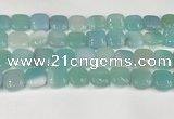 CAA4753 15.5 inches 16*16mm square banded agate beads wholesale