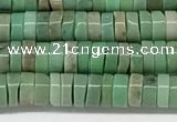 CAA4850 15.5 inches 2*4mm heishi grass agate beads wholesale