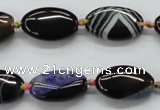 CAA491 15.5 inches 12*20mm oval agate druzy geode beads