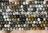 CAA4920 15.5 inches 4mm round ocean agate beads wholesale