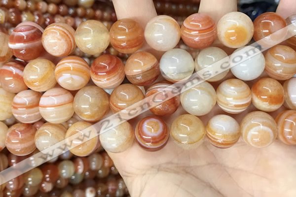 CAA4954 15.5 inches 14mm round Madagascar agate beads wholesale