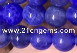 CAA5030 15.5 inches 6mm round blue dragon veins agate beads