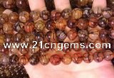 CAA5057 15.5 inches 10mm round dragon veins agate beads wholesale