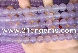 CAA5083 15.5 inches 10mm round purple agate beads wholesale