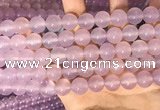 CAA5084 15.5 inches 12mm round purple agate beads wholesale