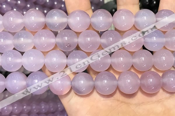 CAA5086 15.5 inches 16mm round purple agate beads wholesale