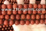 CAA5103 15.5 inches 14mm round red agate gemstone beads