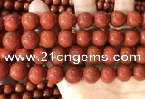 CAA5104 15.5 inches 16mm round red agate gemstone beads