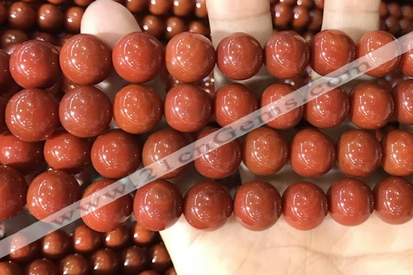 CAA5104 15.5 inches 16mm round red agate gemstone beads