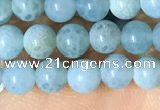 CAA5140 15.5 inches 4mm round dragon veins agate beads wholesale