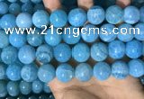 CAA5147 15.5 inches 16mm round dragon veins agate beads wholesale