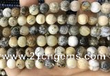 CAA5258 15.5 inches 10mm round dendrite agate beads wholesale