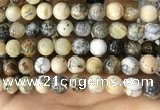 CAA5260 15.5 inches 14mm round dendrite agate beads wholesale