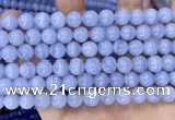 CAA5278 15.5 inches 10mm round natural blue lace agate beads