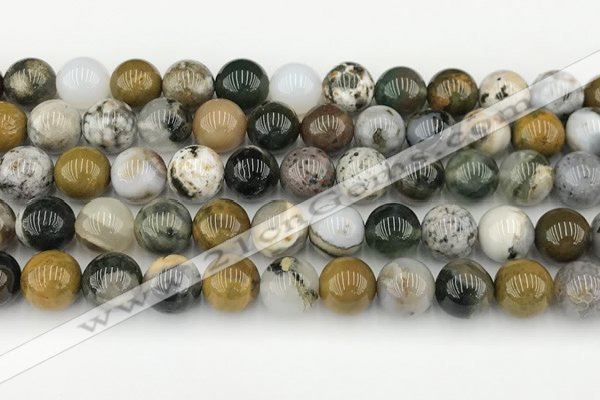 CAA5332 15.5 inches 10mm round ocean agate beads wholesale