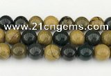 CAA5335 15.5 inches 14mm round ocean agate beads wholesale