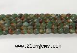 CAA5361 15.5 inches 8*12mm twisted rice agate gemstone beads