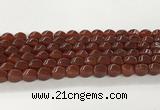 CAA5364 15.5 inches 8*12mm twisted rice agate gemstone beads