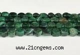 CAA5378 15.5 inches 10*12mm - 11*16mm faceted nuggets agate beads