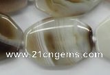 CAA538 15.5 inches 25*35mm octagonal madagascar agate beads