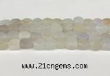 CAA5380 15.5 inches 10*12mm - 11*16mm faceted nuggets agate beads