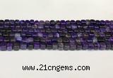 CAA5391 15.5 inches 6*7mm - 8*8mm nuggets agate gemstone beads