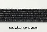 CAA5437 15.5 inches 6*8mm faceted rondelle agate gemstone beads