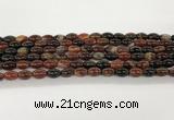 CAA5446 15.5 inches 8*12mm rice agate gemstone beads