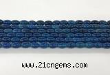 CAA5447 15.5 inches 8*12mm rice agate gemstone beads