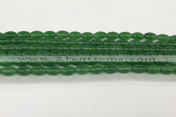 CAA5454 15.5 inches 8*12mm rice agate gemstone beads