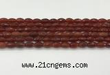 CAA5459 15.5 inches 8*12mm faceted rice agate beads