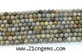 CAA6120 15.5 inches 4mm round bamboo leaf agate gemstone beads
