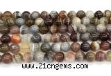 CAA6139 15 inches 8mm round Botswana agate beads wholesale