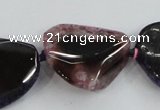 CAA621 15.5 inches 25*30mm freeform dragon veins agate beads