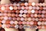 CAA6271 15 inches 6mm round south red agate beads wholesale