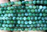 CAA6391 15 inches 6mm round green banded agate beads wholesale