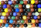 CAA6407 15 inches 8mm round rainbow agate beads wholesale