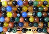 CAA6408 15 inches 10mm round rainbow agate beads wholesale