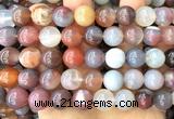 CAA6413 15 inches 12mm round Yanyuan agate beads wholesale