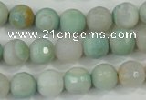 CAA715 15.5 inches 10mm faceted round fire crackle agate beads