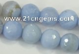 CAA740 15.5 inches 16mm faceted round blue lace agate beads wholesale