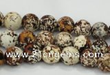 CAA752 15.5 inches 12mm round wooden agate beads wholesale