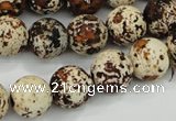 CAA754 15.5 inches 16mm round wooden agate beads wholesale