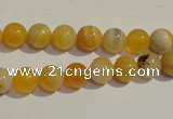 CAA88 15.5 inches 8mm round botswana agate gemstone beads