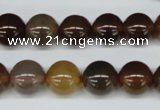 CAA892 15.5 inches 12mm round agate gemstone beads wholesale