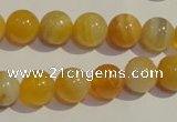 CAA91 15.5 inches 14mm round botswana agate gemstone beads