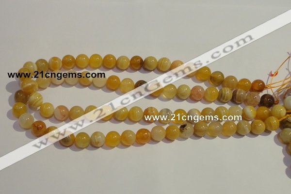 CAA91 15.5 inches 14mm round botswana agate gemstone beads