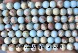 CAB1012 15 inches 8mm round blue agalmatolite beads wholesale